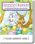 SC0446 Happy Easter Coloring and Activity Book With Custom Imprint